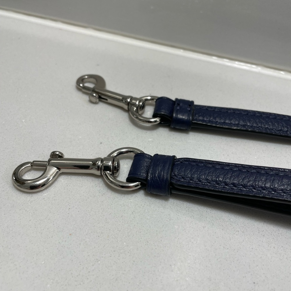 Coach Prairie Satchel - Navy Blue and Silver - Picture 11 of 14